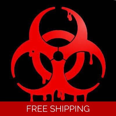 Biohazard Toxic Die Cut Vinyl Decal sticker Biohazard Toxic Die Cut Vinyl Decal sticker
